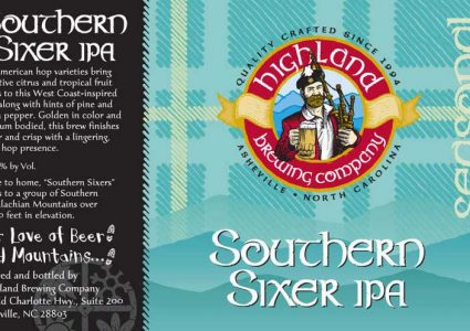 Highland Brewing Southern Sixer IPA