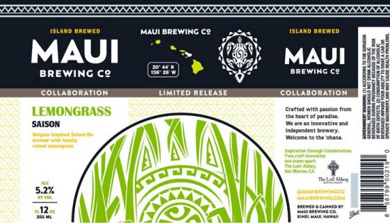 Maui Brewing Lemongrass Saison
