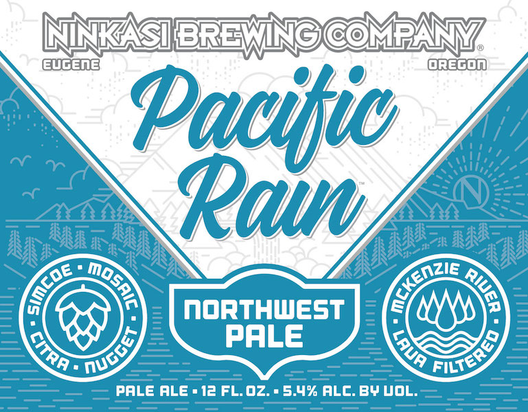 Ninkasi Pacific Rain Label