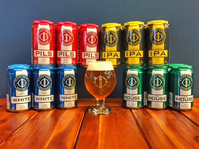 River North Brewery Cans