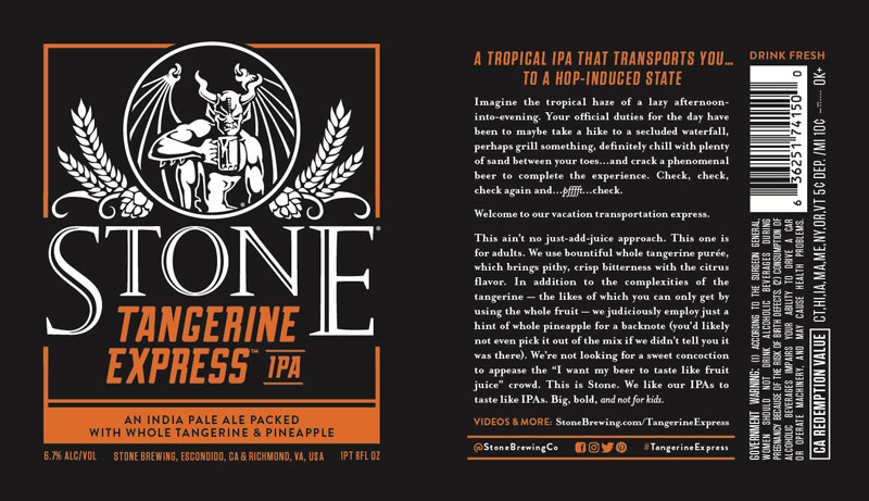 stone tangerine ipa