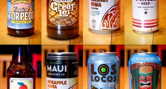 Tropical Beers - Collage
