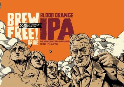 21st Amendment Brew Free or Die Blood Orange IPA