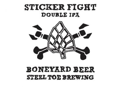 Boneyard Steel Toe Sticker Fight