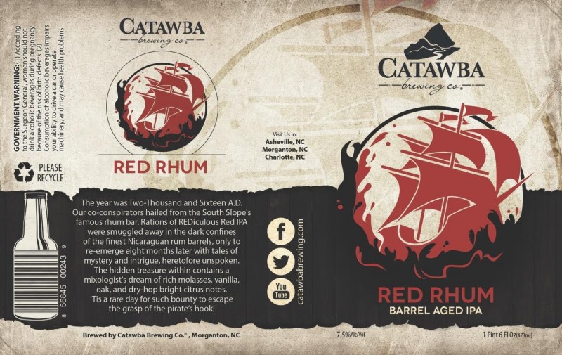Catawba Brewing - Red Rhum (Barrel Aged IPA)