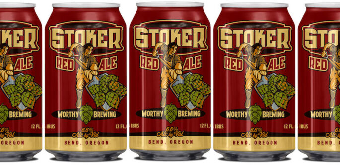 Worthy Stoker Red Ale Cans