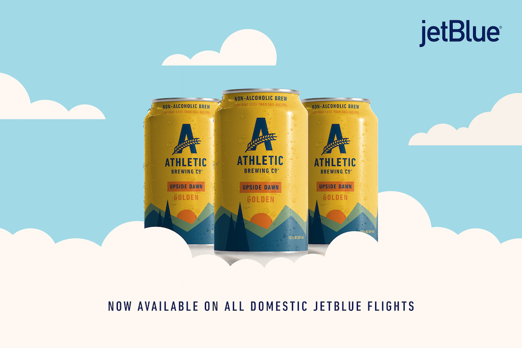 Athletic Brewing Will Now Be Carried on JetBlue thumbnail