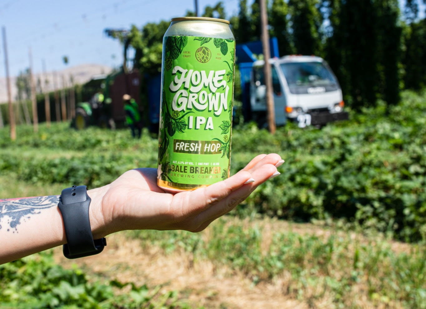 Bale Breaker Brewing Launches ’22 Hop Season With Canned and Draft Fresh Hop IPAs thumbnail