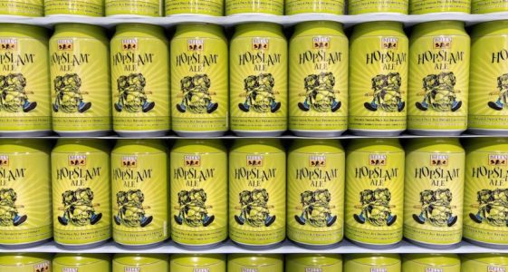 Bells HopSlam Can Wall