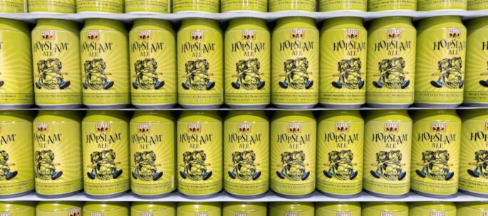 Bells HopSlam Can Wall