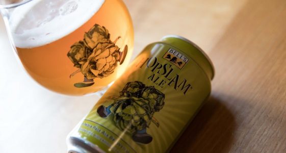 Bells Hopslam Can and Snifter