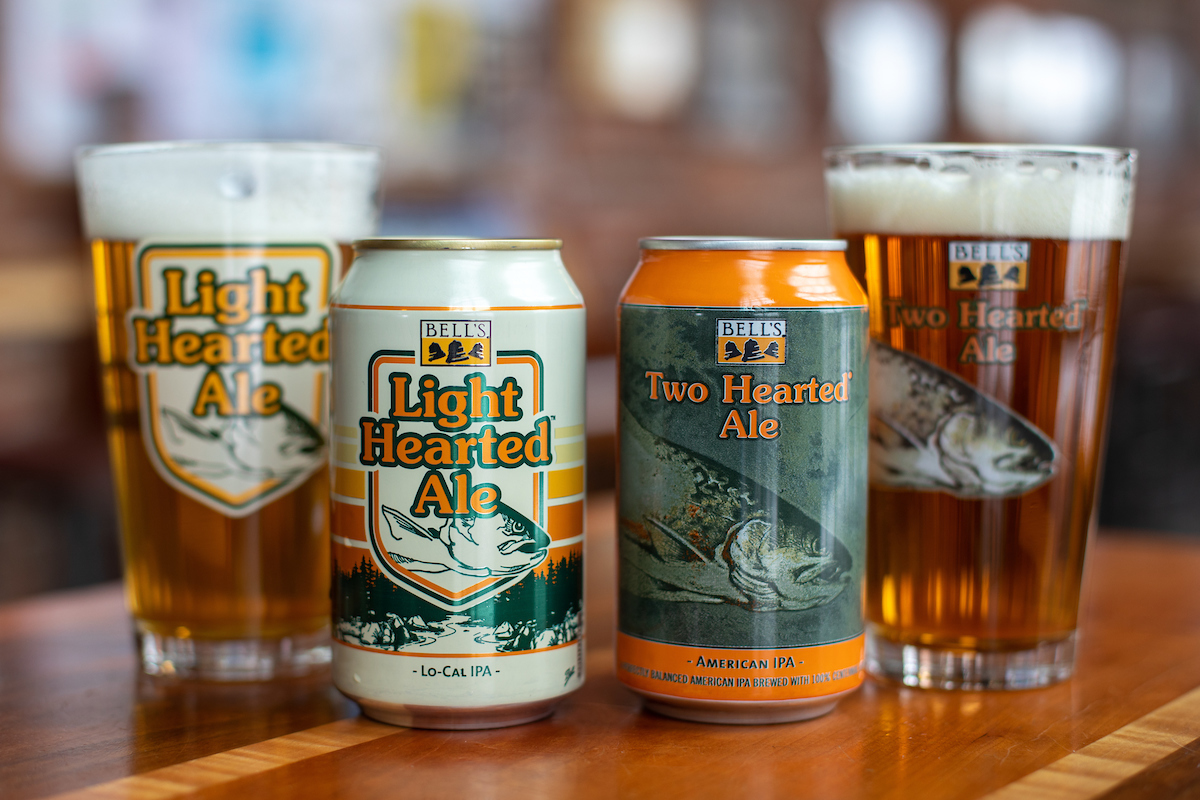 Bells Light Hearted and Two Hearted Ale