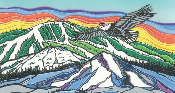 Block 15 - Fresh Pow IPA - label artwork