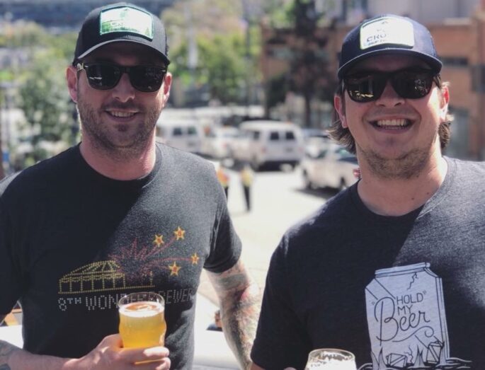 Burning Barrel Brewing Jason and Duncan
