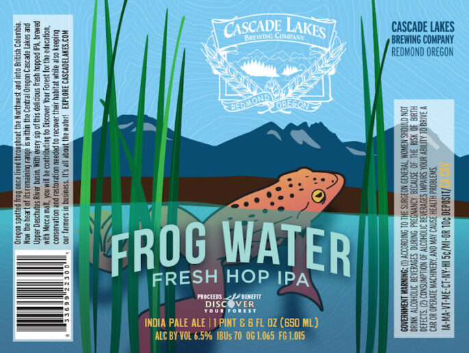 Cascade Lakes Frog Water Fresh IPA