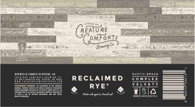 Creature Comforts Reclaimed Rye