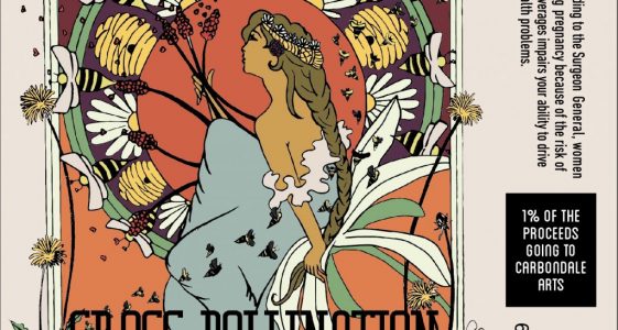 Cross-Pollination Collaboration Beer Label