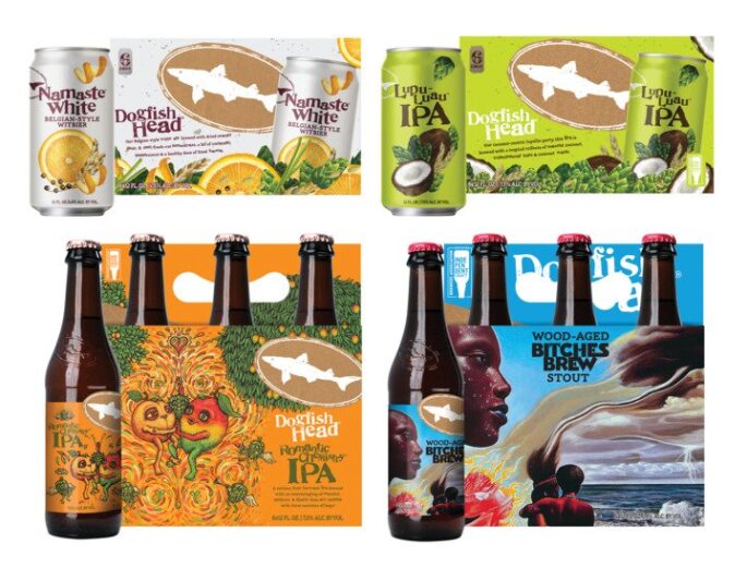 Dogfish Head - Namaste White, Lupu Luau, Romantic Chemistry, Bitches Brew