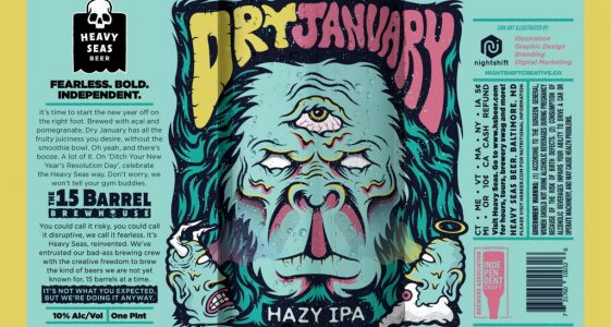 Heavy Seas Beer - Dry January Hazy IPA Heavy Seas Beer - Dry January Hazy IPA