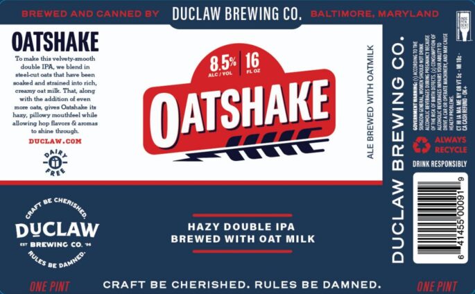 DuClaw Oatshake