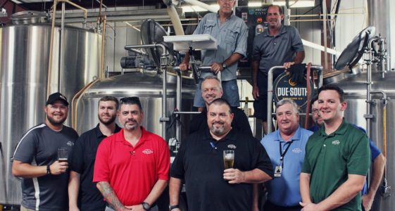 Due South Veterans on brew deck