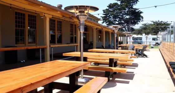 Dust Bowl Monterey Tap Depot - Back Patio Picnic Tables