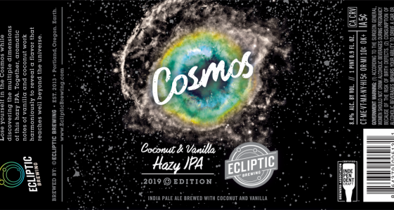 Ecliptic Brewing - Cosmos Coconut & Vanilla Hazy IPA