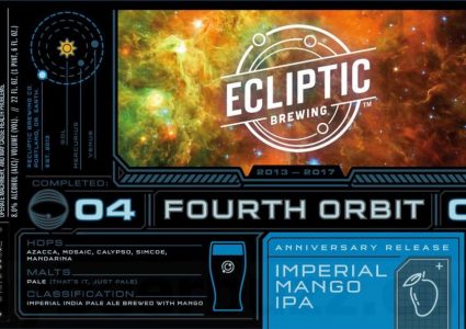 Ecliptic Brewing - Fourth Orbit Imperial Mango IPA