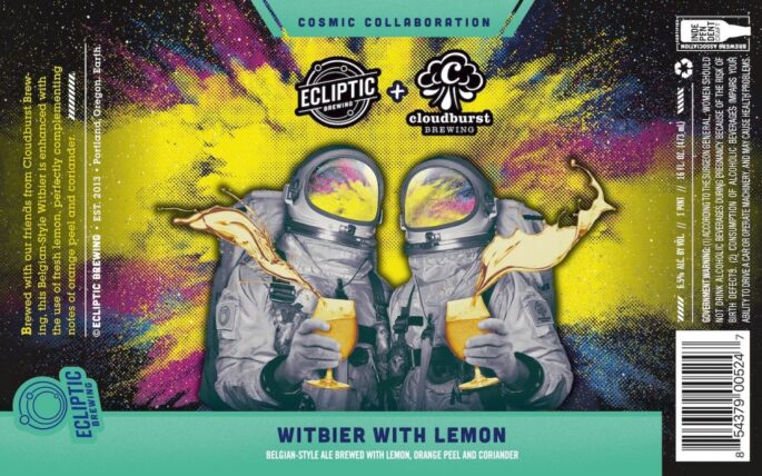 Ecliptic Witbier with Lemon