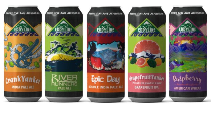 Eddyline Brewing 2018 Cans