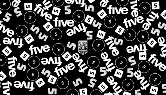 Five Year Anniversary Black