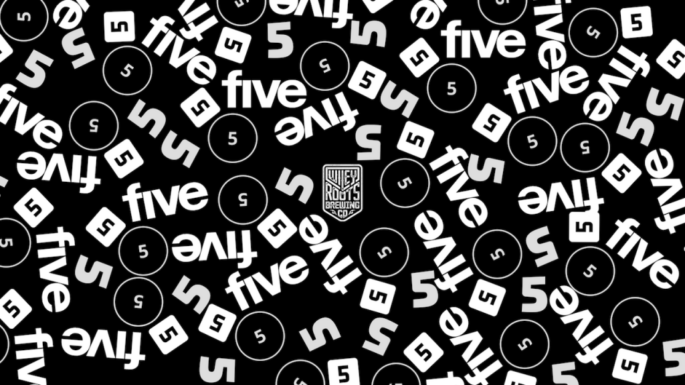 Five Year Anniversary Black