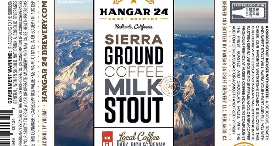 Hangar 24 - Sierra Ground Coffee Milk Stout (Label)