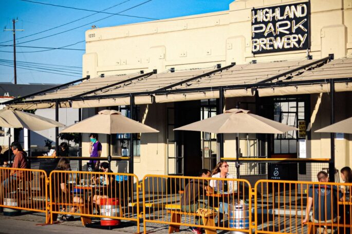 Highland Park Brewery Patio