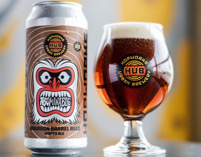 Hopworks Bourbon Barrel Abominable