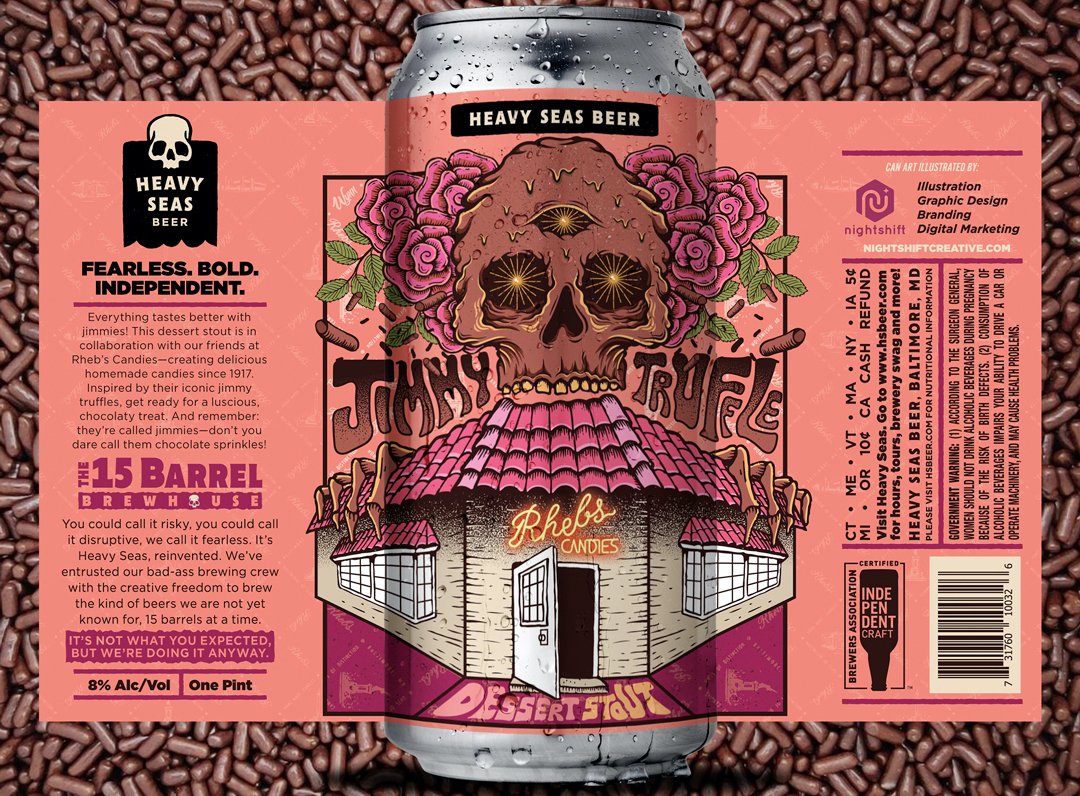 Heavy Seas Collabs with Rheb's Candies on Jimmy Truffle • thefullpint