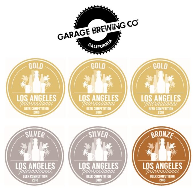 Garage Brewing LA Beer Medals