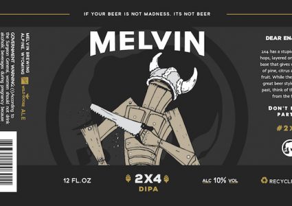 Melvin 2x4 Can Label