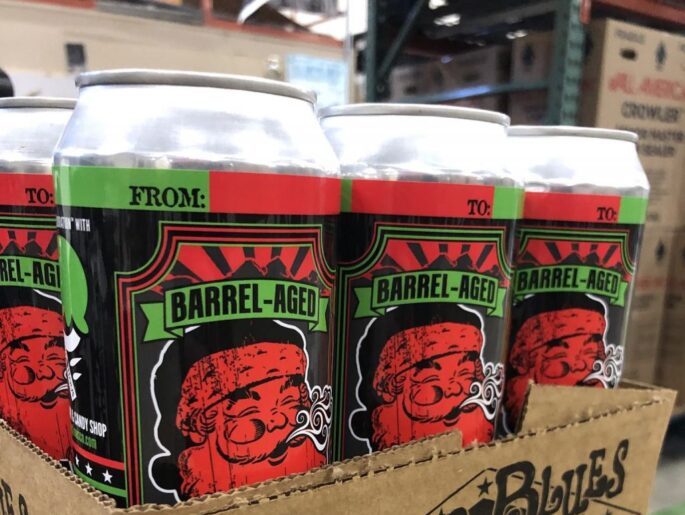 Oskar Blues Santas Beer Breath BA Stout