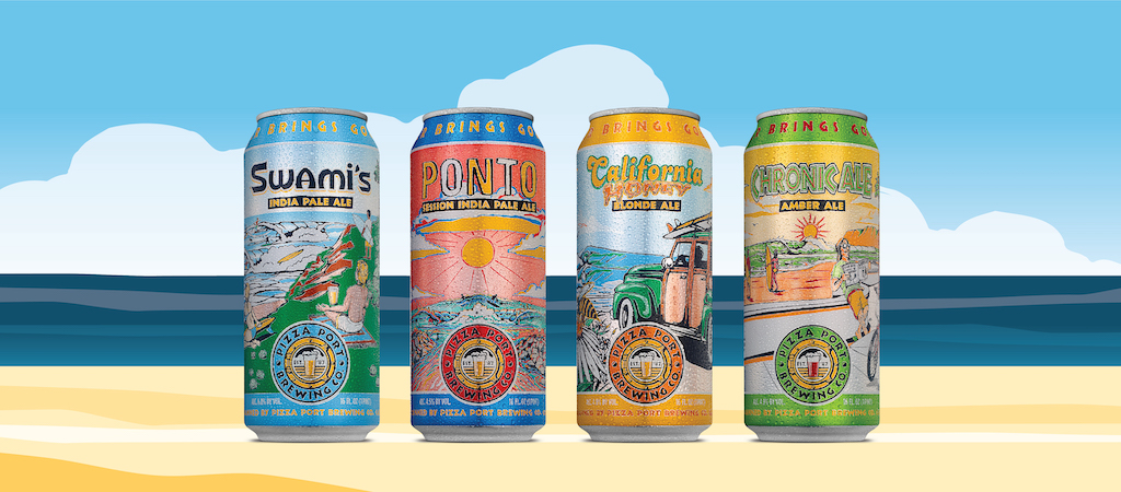 Pizza Port Brewing Unveils Can Art Refresh for Distributed Beers ...