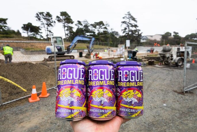 Rogue Beer - Dreamland American Lager - Newport Skatepark