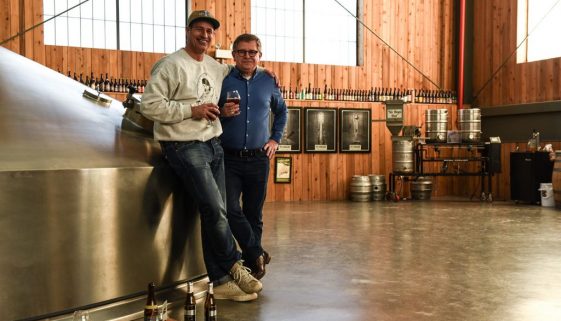 Sam Calagione & Rudi Ghequire at Brouwerij Rodenbach