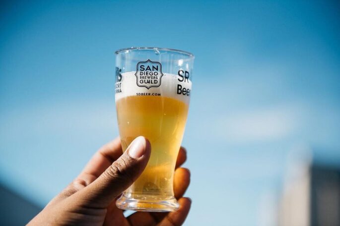 San Diego Beer Glass