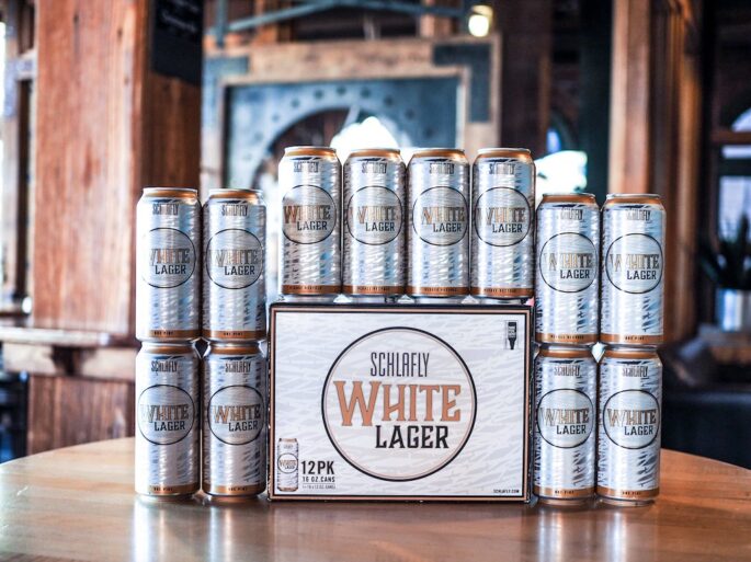 Schlafly White Lager 16 oz. can