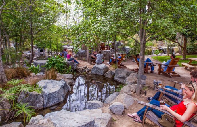 Stone Brewing Escondido Garden Stream