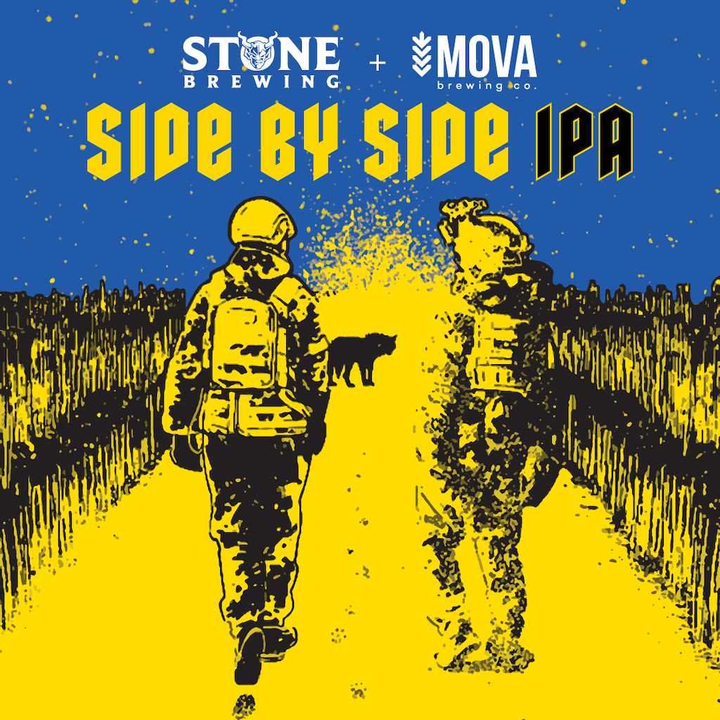 Stone Brewing Collabs With MOVA brewing co To Support People of Ukraine thumbnail