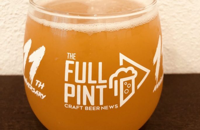 The Full Pint 11th Anniversary Glass