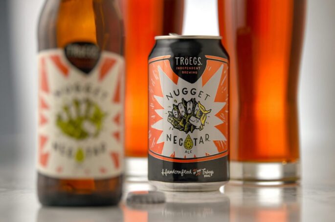 Troegs Nugget Nectar 16 oz can