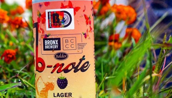 Bronx Brewery & Baldor Specialty Foods - B-Note Blackberry Lager