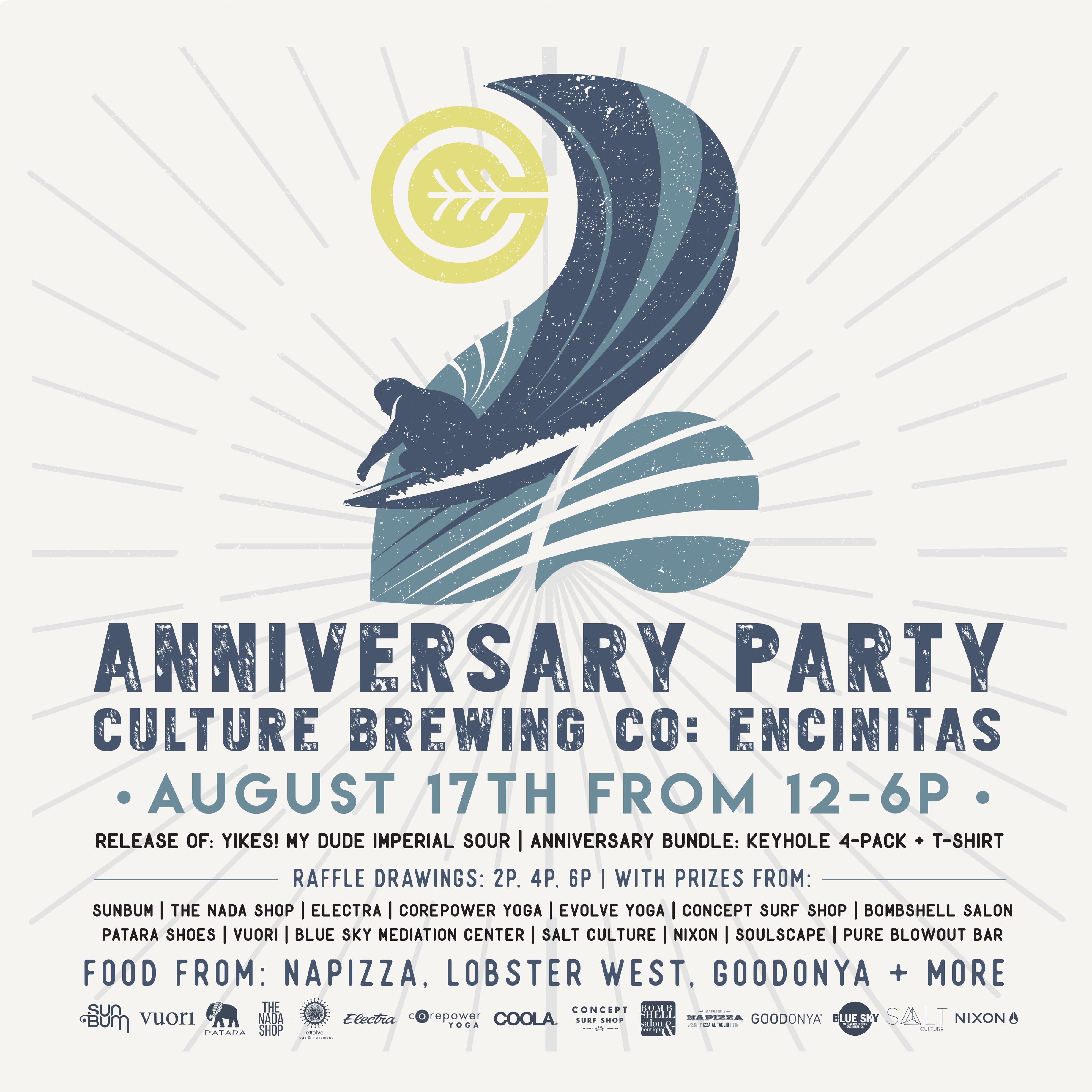 Culture Brewing - Encinitas 2nd Anniversary